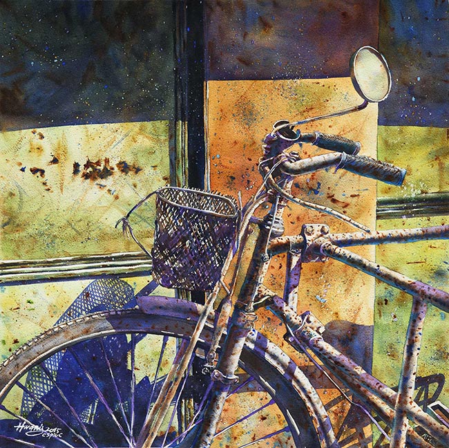 Tales of Wheel No.7 56x56cm 2015 copy