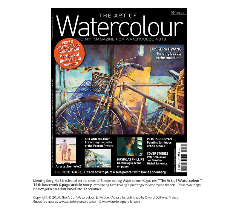 “Art of Watercolor” 16th Issue